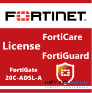 Bản quyền phần mềm 1 Year 8x5 FortiCare Contract for FortiGate-20C-ADSL-A