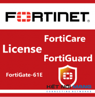 Bản quyền phần mềm 1 Year Upgrade FortiCare Contract to 360 from 24x7 for FortiGate-61E