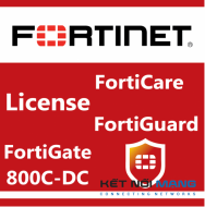 Bản quyền phần mềm 1 Year 8x5 FortiCare Contract for FortiGate-800C-DC