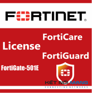 Bản quyền phần mềm 1 Year HW bundle Upgrade to 24x7 from 8x5 FortiCare Contract for FortiGate-501E