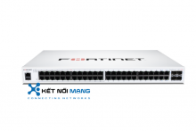 Thiết bị chuyển mạch Fortinet FortiSwitch-148F-POE FS-148F-POE FortiSwitch-148F-POE is a performance/price competitive L2+ management switch