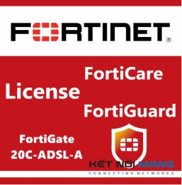 Bản quyền phần mềm Fortinet FC-10-00023-131-02-12 1 Year FortiGate Cloud Management, Analysis and 1 Year Log Retention for FortiGate-20C-ADSL-A