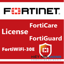 Bản quyền phần mềm 3 Year HW bundle Upgrade to 24x7 from 8x5 FortiCare Contract for FortiWiFi-30E