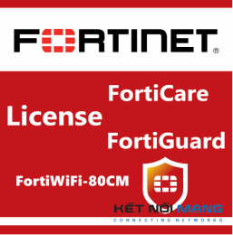 Bản quyền phần mềm 1 Year HW bundle Upgrade to 24x7 from 8x5 FortiCare Contract for FortiWiFi-80CM