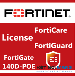 Bản quyền phần mềm 1 Year HW bundle Upgrade to 24x7 from 8x5 FortiCare Contract for FortiGate-140D-POE