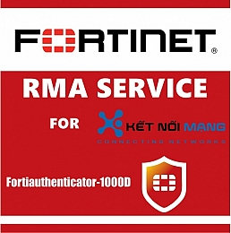 1 Year 4-Hour Hardware Delivery Premium RMA Service (requires 24x7 support) for FortiAuthenticator 1000D