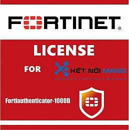 Bản quyền phần mềm 1 Year 24x7 FortiCare Contract for FortiAuthenticator 1000D