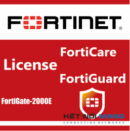 Bản quyền phần mềm 3 Year Upgrade FortiCare Contract to 360 from 24x7, for hardware BDL only for FortiGate-2000E