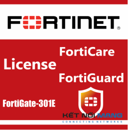 Bản quyền phần mềm 3 year Upgrade FortiCare Contract to 360 from 24x7, for hardware BDL only for FortiGate-301E