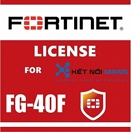 Bản quyền phần mềm Fortinet FC-10-0040F-817-02-12 1 Year 360 Protection for FortiGate-40F