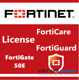 Bản quyền phần mềm 5 Year HW bundle Upgrade to 24x7 from 8x5 FortiCare Contract for FortiGate-50E