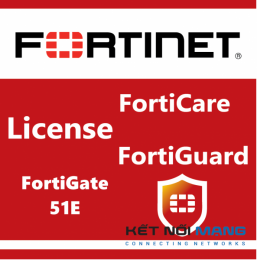 Bản quyền phần mềm 3 Year HW bundle Upgrade to 24x7 from 8x5 FortiCare Contract for FortiGate-51E