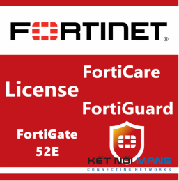 Bản quyền phần mềm 1 Year 24x7 FortiCare Contract for FortiGate-52E