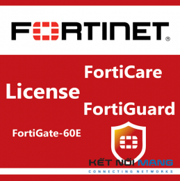Bản quyền phần mềm 1 Year Upgrade FortiCare Contract to 360 from 24x7 for FortiGate-60E