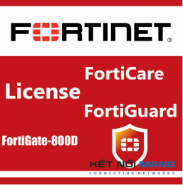 Bản quyền phần mềm 3 Year Upgrade FortiCare Contract to 360 from 24x7, for hardware BDL only for FortiGate-800D