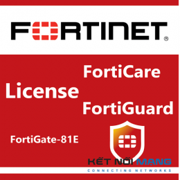 Bản quyền phần mềm 3 Year Upgrade FortiCare Contract to 360 from 24x7 for FortiGate-81E