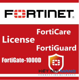 Bản quyền phần mềm Fortinet FC-10-01006-131-02-12 1 Year FortiGate Cloud Management, Analysis and 1 Year Log Retention for FortiGate-1000D