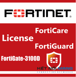 Bản quyền phần mềm 3 Year HW bundle Upgrade to 24x7 from 8x5 FortiCare Contract for FortiGate-3100D
