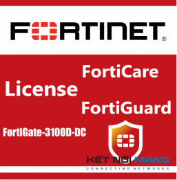 Bản quyền phần mềm 3 Year Upgrade FortiCare Contract to 360 from 24x7, for hardware BDL only for FortiGate-3100D-DC