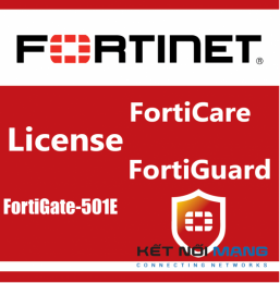 Bản quyền phần mềm 1 Year Upgrade FortiCare Contract to 360 from 24x7, for hardware BDL only for FortiGate-501E