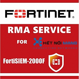 3 Year Next Day Delivery Premium RMA Service (requires 24x7 support) for FortiSIEM-2000F