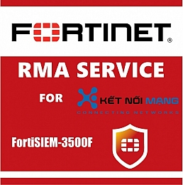 3 Year Next Day Delivery Premium RMA Service (requires 24x7 support) for FortiSIEM-3500F
