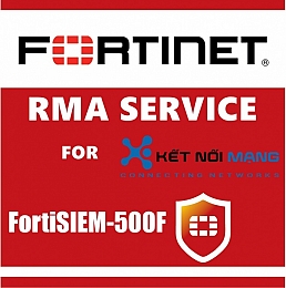 1 Year Next Day Delivery Premium RMA Service (requires 24x7 support) for FortiSIEM-500F