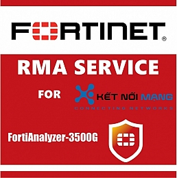 5 Year 4-Hour Hardware Delivery Premium RMA Service (requires 24x7 support) for FortiAnalyzer 3500G