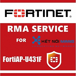 3 Year Next Day Delivery Premium RMA Service (requires 24x7 support) for FortiAP-U431F