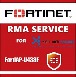 Dịch vụ Fortinet FC-10-P433F-210-02-12 1 Year Next Day Delivery Premium RMA Service for FortiAP-U433F