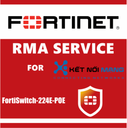 Dịch vụ Fortinet FC-10-W0301-212-02-12 1 Year 4-Hour Hardware and Onsite Engineer Premium RMA Service for FortiSwitch-224E-POE