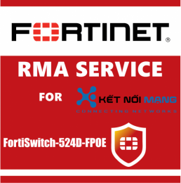 3 year Next Day Delivery Premium RMA Service for FortiSwitch 524D-FPOE
