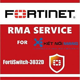 3 year 4-Hour Hardware Delivery Premium RMA Service for FortiSwitch 3032D
