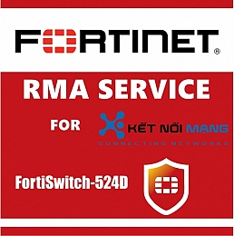 1 year Next Day Delivery Premium RMA Service for FortiSwitch 524D