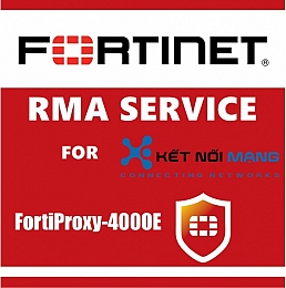 5 Year 4-Hour Hardware Delivery Premium RMA Service (requires 24x7 support) for FortiProxy-4000E