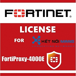 Bản quyền phầm mềm 1 Year Content Analysis Service. 500 User license (Minimum order 20 and up to 100) for FortiProxy-4000E