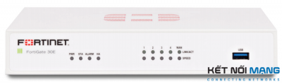 Thiết bị tường lửa Fortinet FortiGate-30E FG-30E-BDL-950-36 Hardware plus 3 Year 24x7 FortiCare and FortiGuard Unified Threat Protection (UTP)