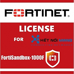 FortiNet FSA-1000F-UPG-LIC-6 Expands FSA-1000F licensed Windows/Linux/Android VM capacity by 6