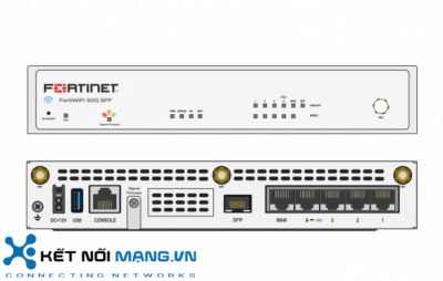 Thiết bị tường lửa Fortinet FortiWiFi-50G-SFP FWF-50G-SFP-S-BDL-950-12 Hardware plus 1 Year FortiCare Premium and FortiGuard Unified Threat Protection (UTP)