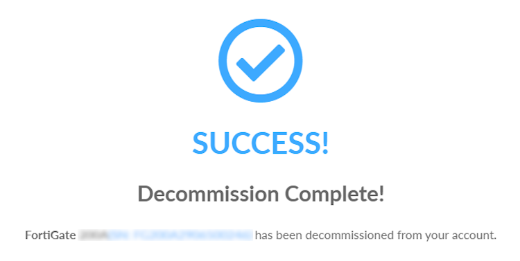 Decommission